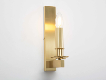 LOS ANGELES WALL LIGHT 90 - Brass wall lamp by Patinas Lighting - view 3